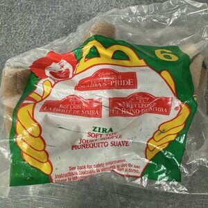 Vintage 1998 McDonald's Happy Meal Toy Kovu #1 and Zira #6 Lion King II